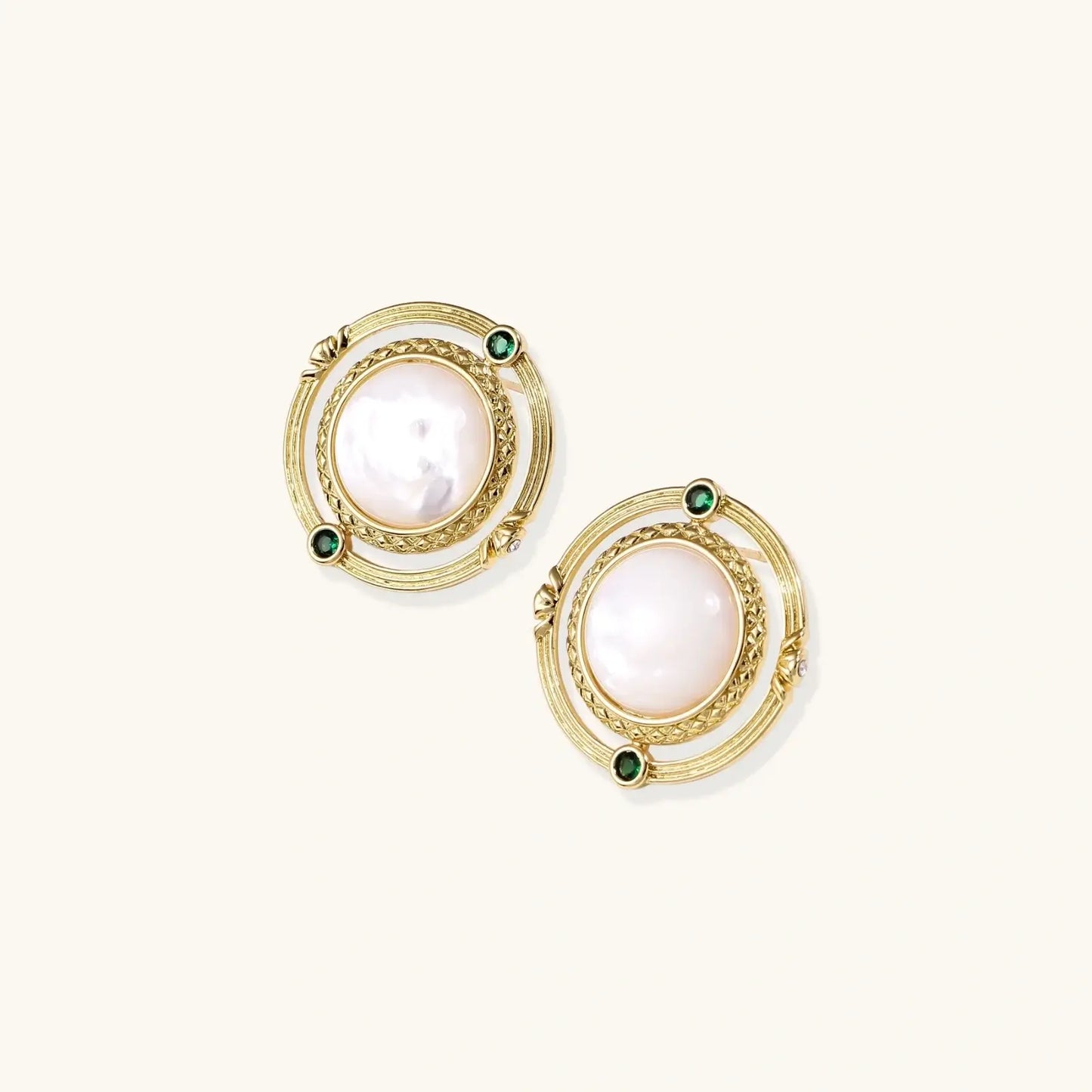 Compass Rose Studs