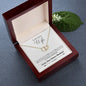 To My Future Wife | Solid Gold Necklace w/ 18 Real Diamonds