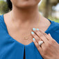 To My Future Wife | Solid Gold Necklace w/ 18 Real Diamonds