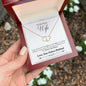 To My Future Wife | Solid Gold Necklace w/ 18 Real Diamonds