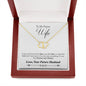 To My Future Wife | Solid Gold Necklace w/ 18 Real Diamonds