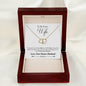 To My Future Wife | Solid Gold Necklace w/ 18 Real Diamonds