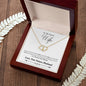 To My Future Wife | Solid Gold Necklace w/ 18 Real Diamonds
