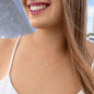 To My Gorgeous Wife | Solid Gold Necklace w/ 18 Real Diamonds