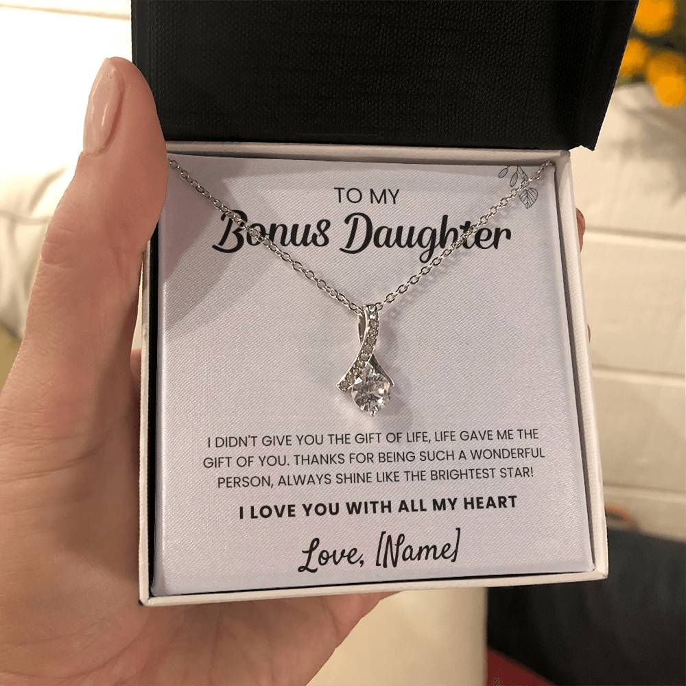 To My Bonus Daughter | Shine Like The Brightest Star | Personalize It