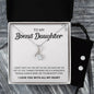 To My Bonus Daughter | Necklace + FREE EARRINGS BONUS