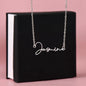Personalized Script Name Necklace