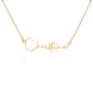 Personalized Script Name Necklace