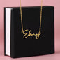 Personalized Script Name Necklace