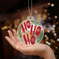 HO HO HO Acrylic Christmas Ornament