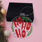 HO HO HO Acrylic Christmas Ornament