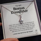 (ALMOST SOLD OUT) To My Bonus Daughter | I'd Do Anything To See You Smile | Necklace