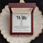 To My Wife | I Am Proud To Be Yours | Necklace
