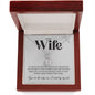 To My Wife | I Am Proud To Be Yours | Necklace
