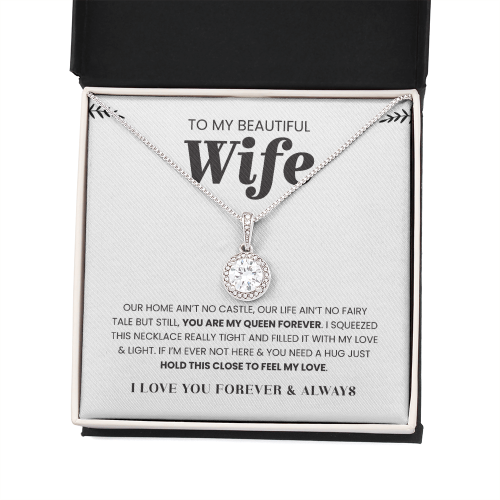 To My Beautiful Wife | You Are My Queen | Necklace