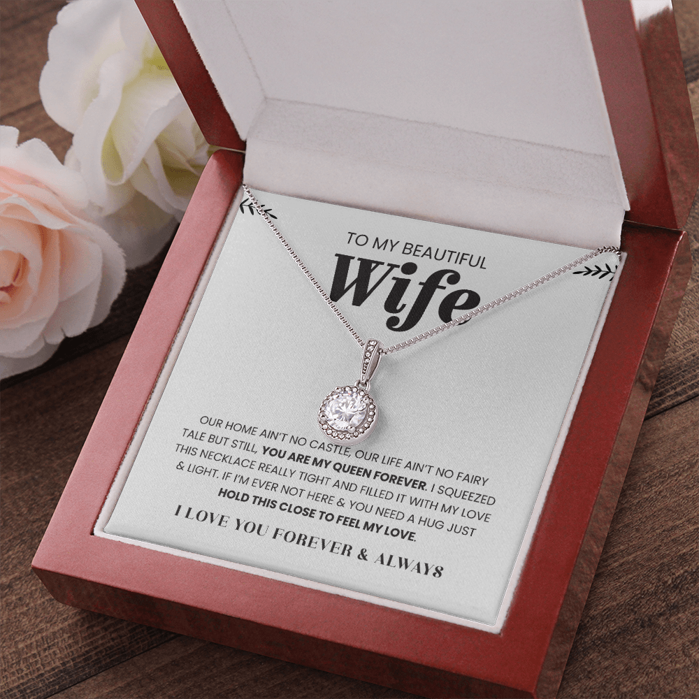 To My Beautiful Wife | You Are My Queen | Necklace