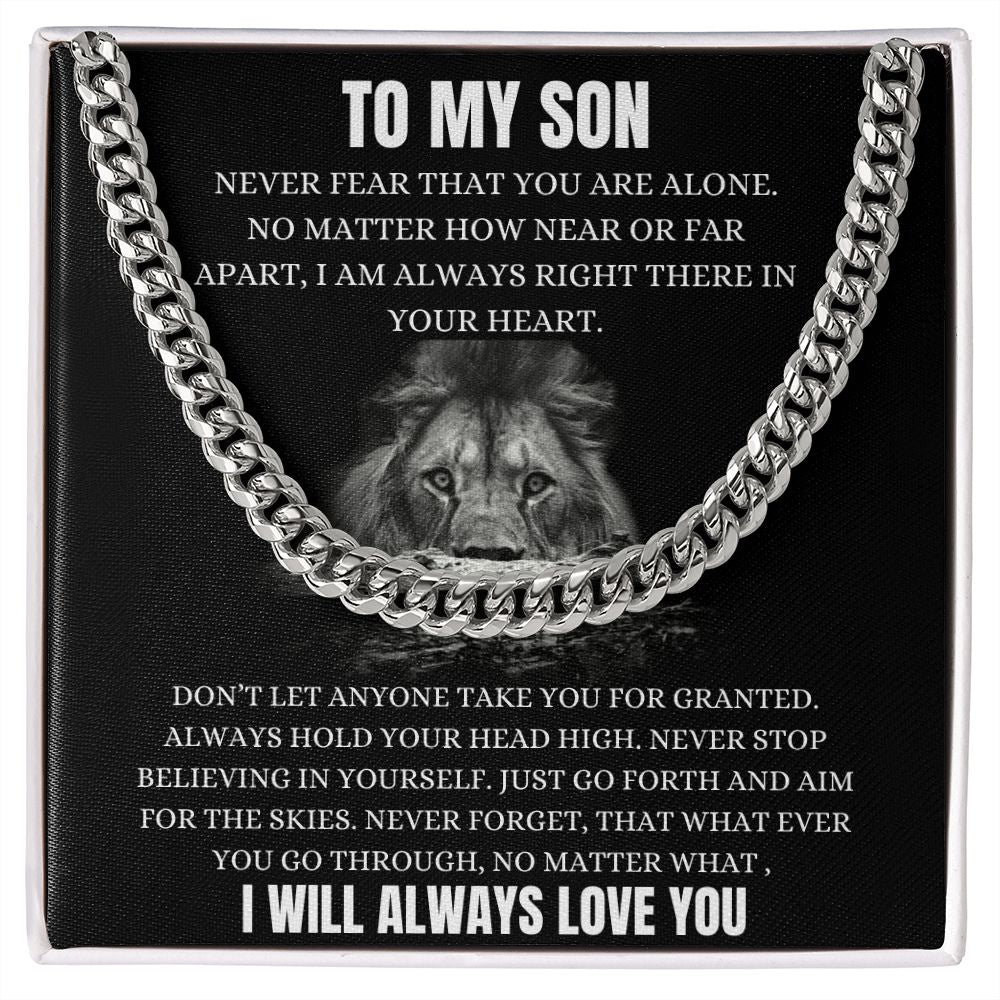 To My Son | I Will Always Love You | Necklace