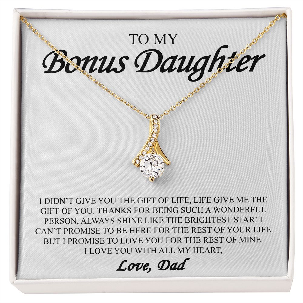 To My Bonus Daughter | You Are A Wonderful Person | Necklace