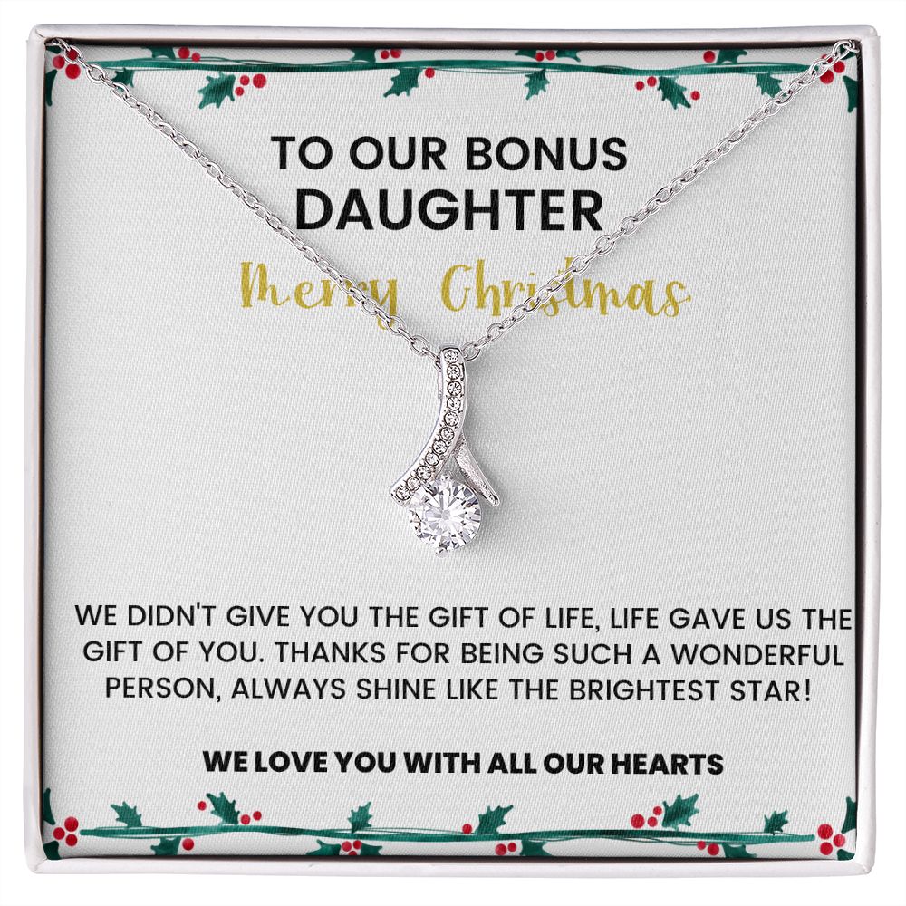 To OUR Bonus Daughter | Shine Like The Brightest Star | Necklace