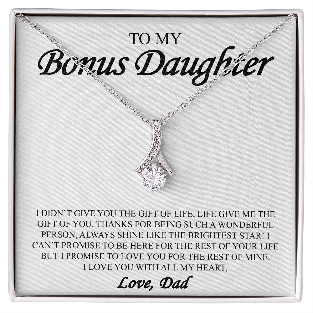 To My Bonus Daughter | You Are A Wonderful Person | Necklace