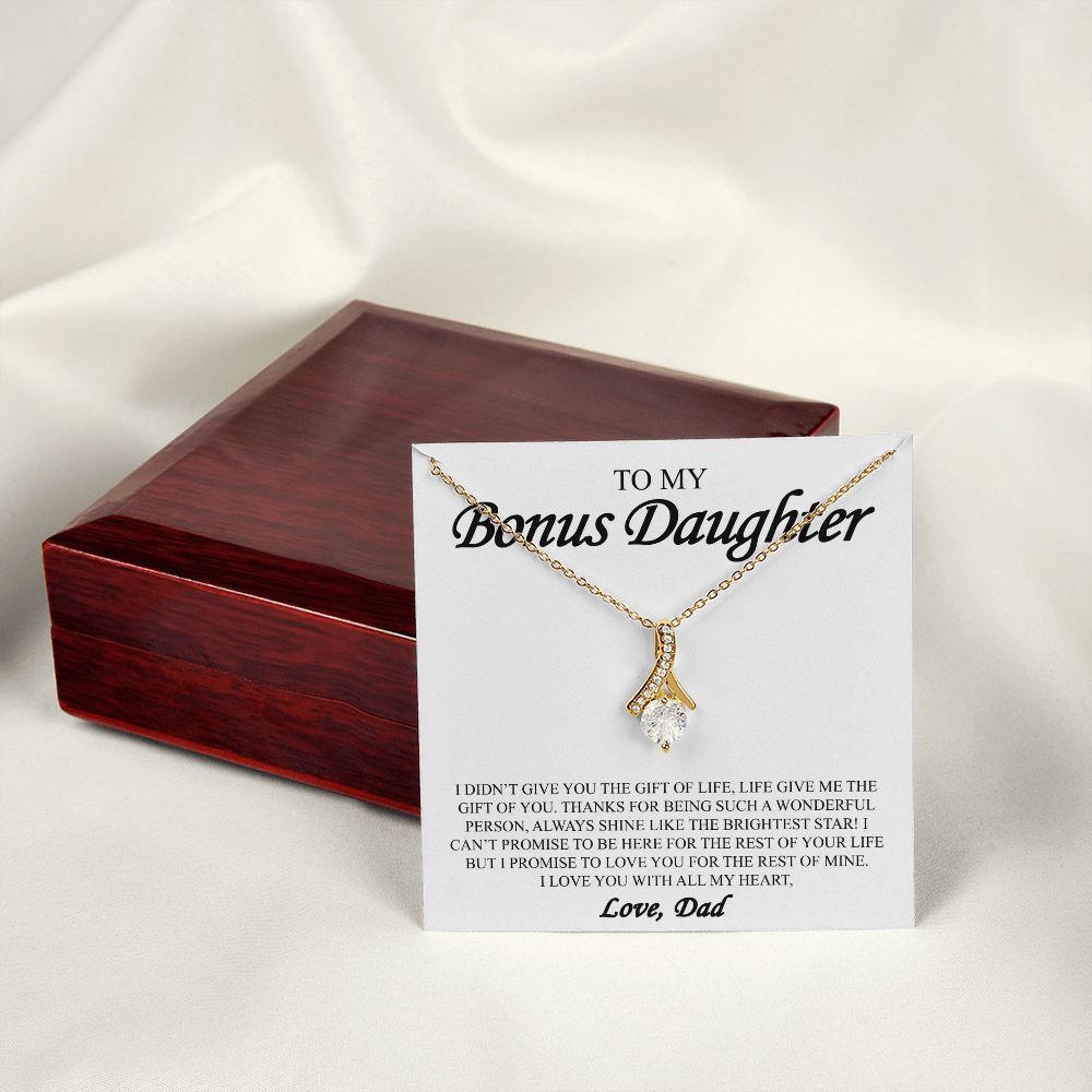 To My Bonus Daughter | You Are A Wonderful Person | Necklace