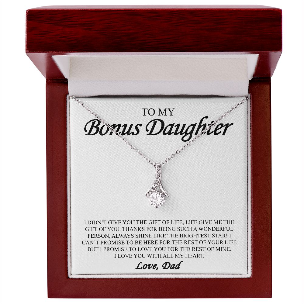 To My Bonus Daughter | You Are A Wonderful Person | Necklace