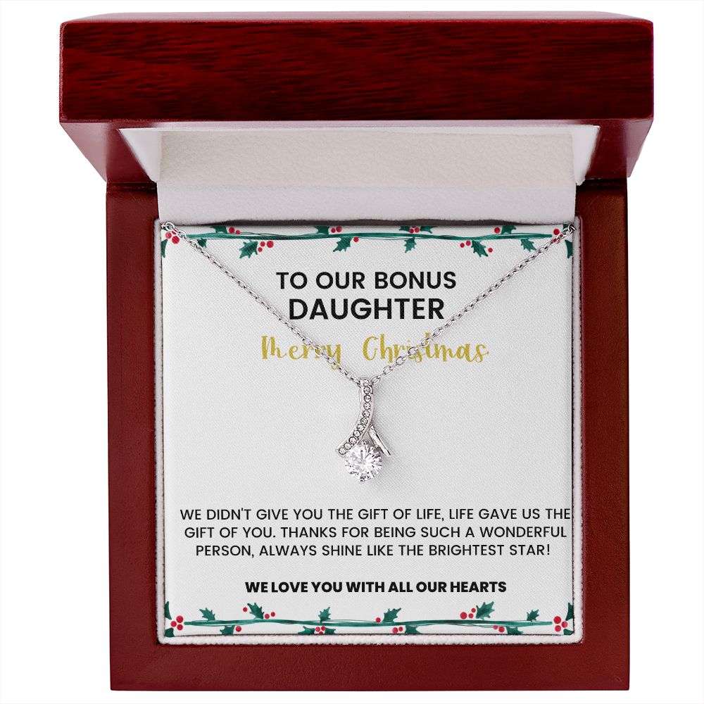 To OUR Bonus Daughter | Shine Like The Brightest Star | Necklace