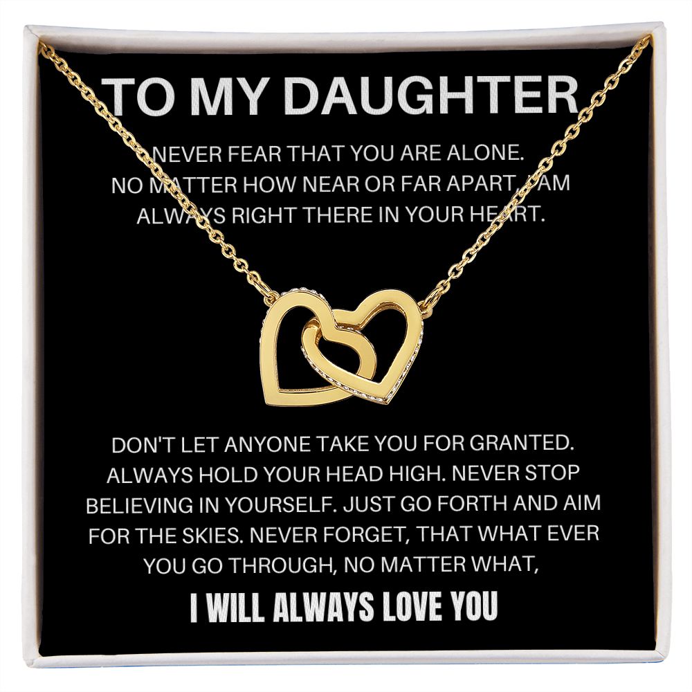 To My Daughter | Never Stop Believing In Yourself | Necklace