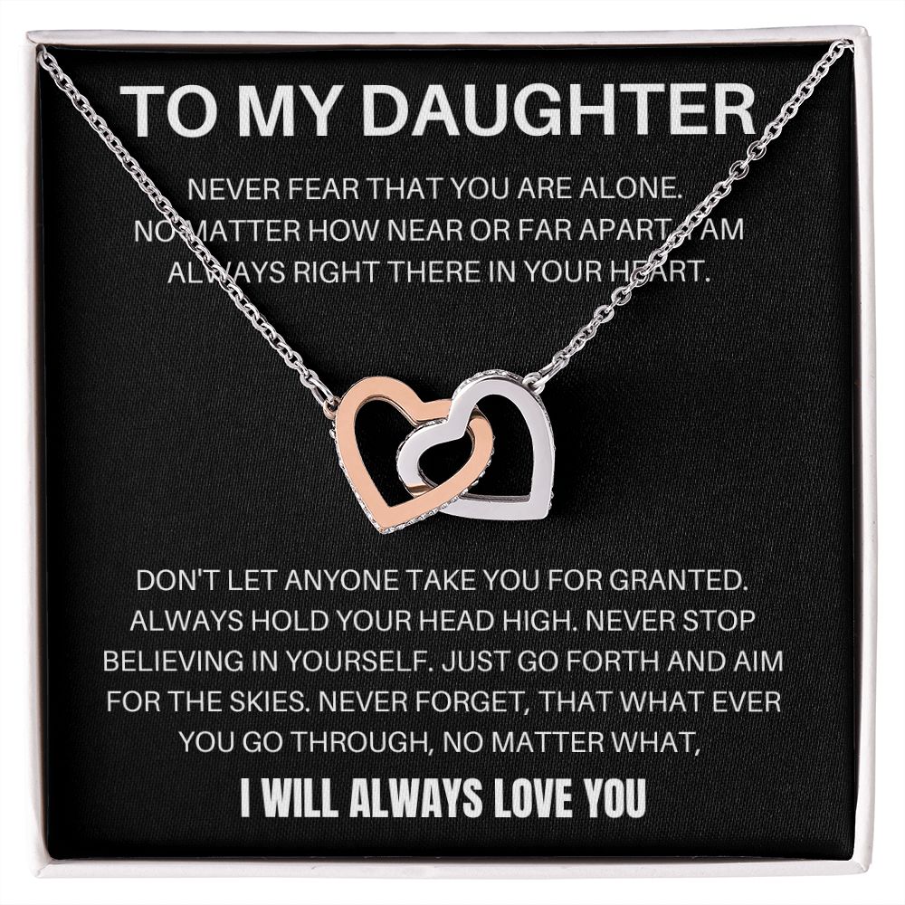 To My Daughter | Never Stop Believing In Yourself | Necklace