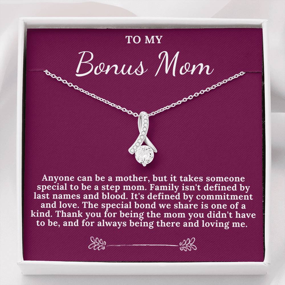 To My Bonus Mom | It Takes Someone special To Be a Step-Mom | Necklace