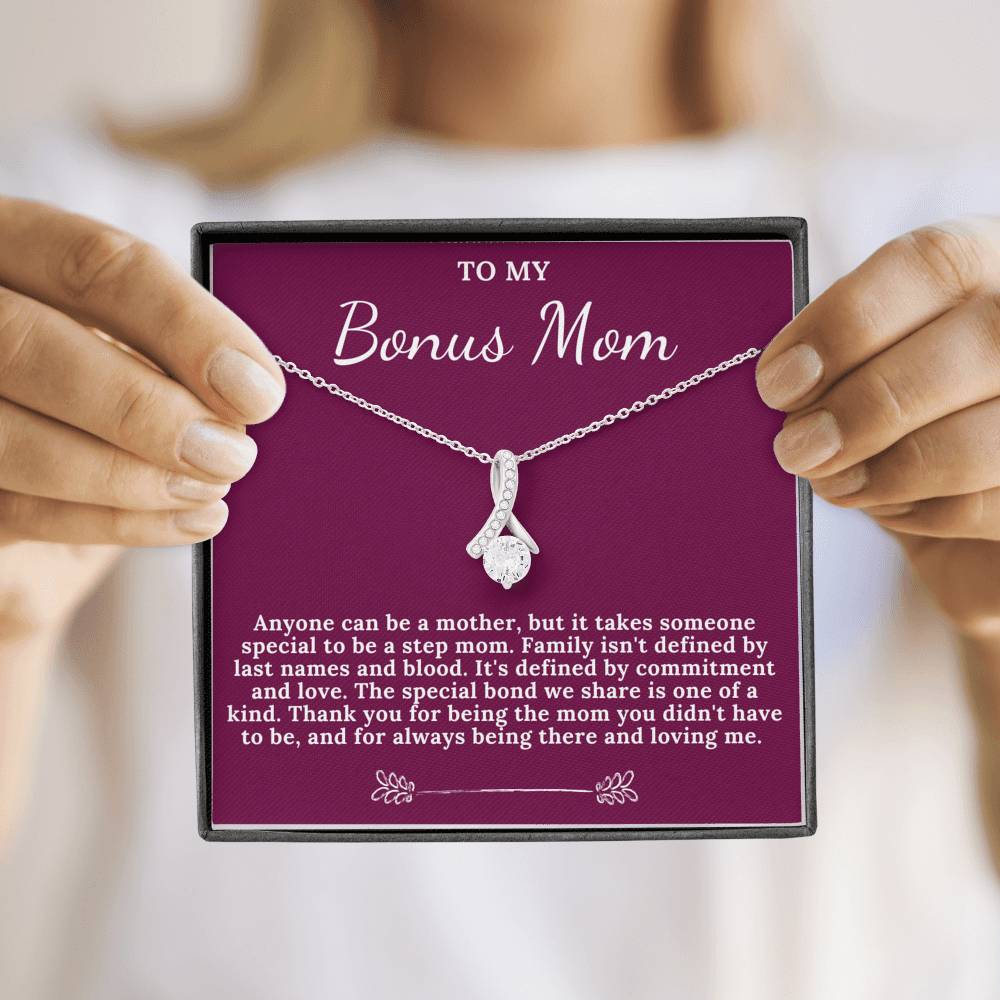To My Bonus Mom | It Takes Someone special To Be a Step-Mom | Necklace