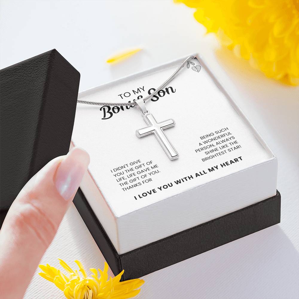 To My Bonus Son | Shine Like the Brightest Star | Necklace