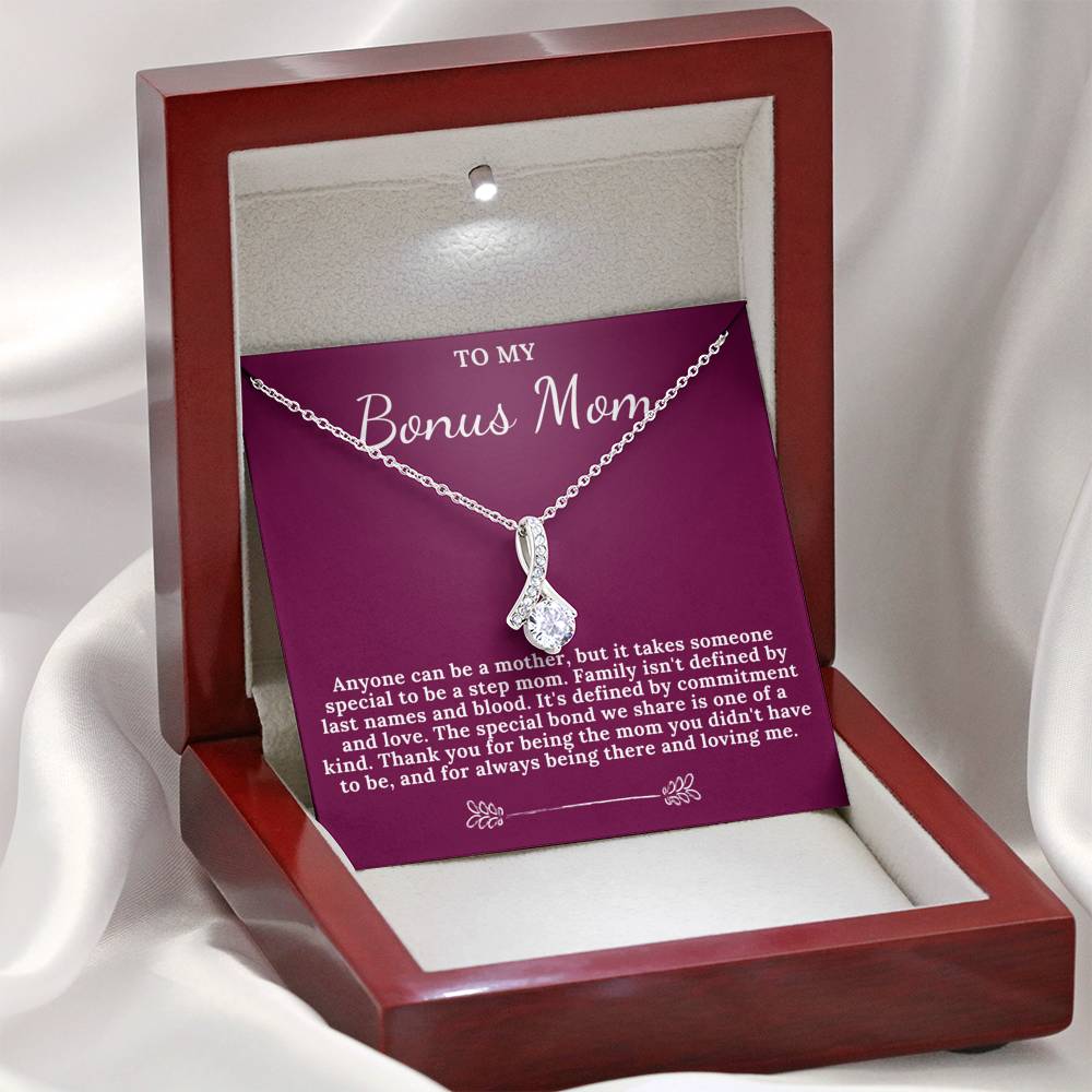 To My Bonus Mom | It Takes Someone special To Be a Step-Mom | Necklace