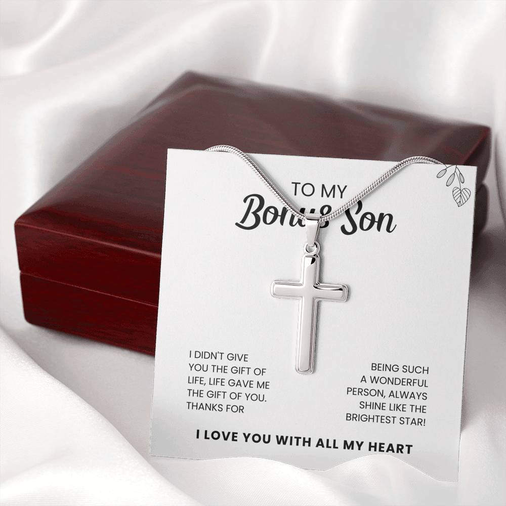 To My Bonus Son | Shine Like the Brightest Star | Necklace