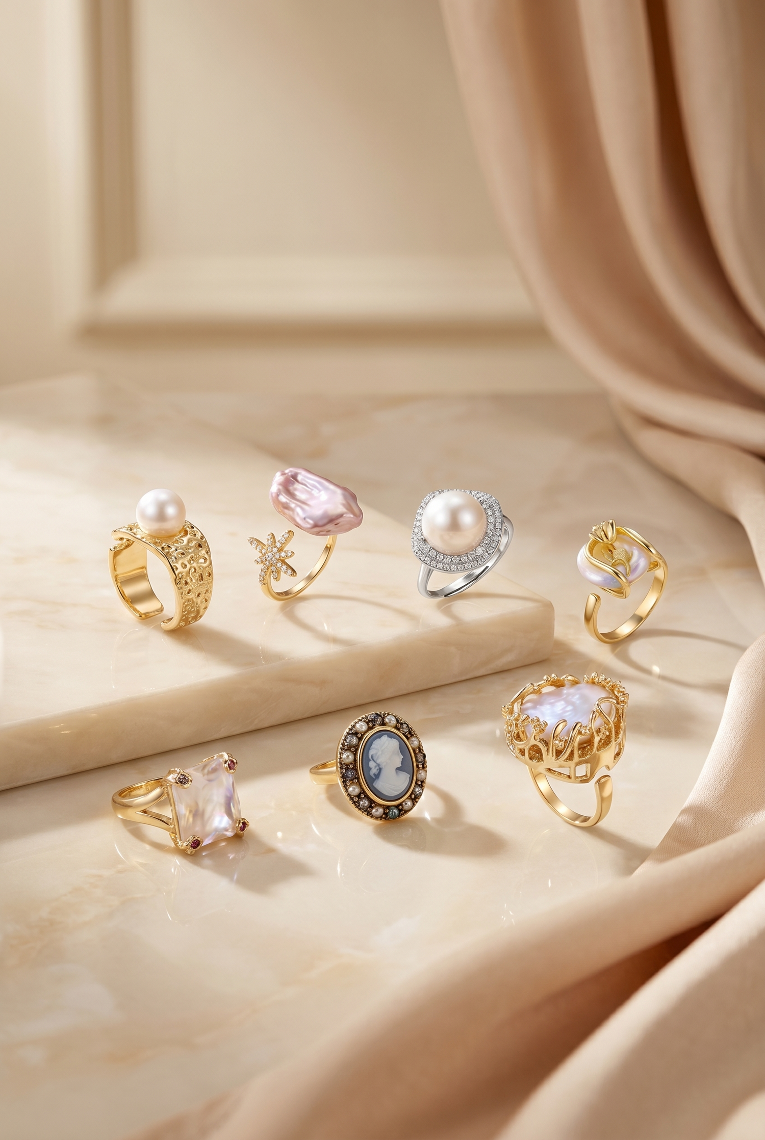 Pearl Rings | Freshwater Pearl Rings Handcrafted in the USA