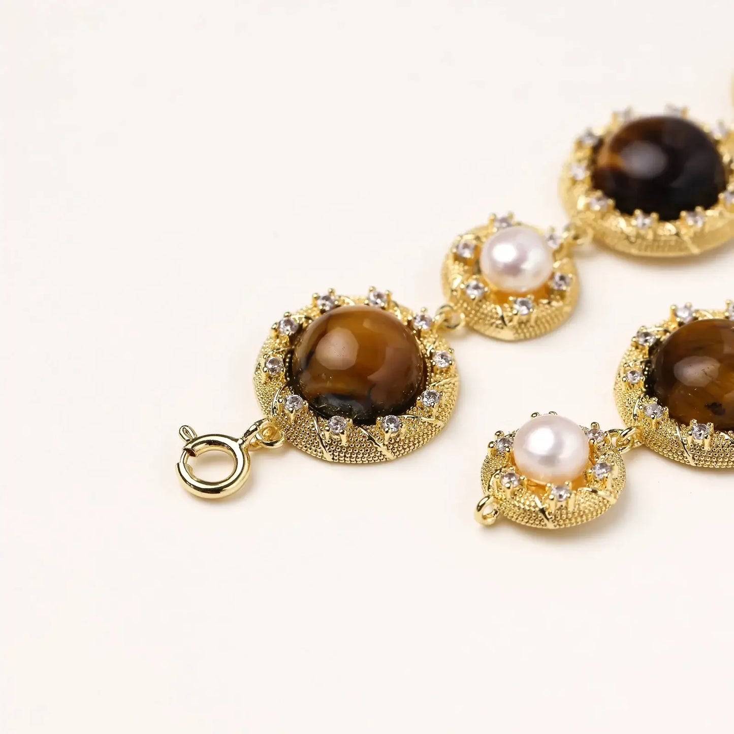 Tiger's Eye Pearl Wisdom Bracelet