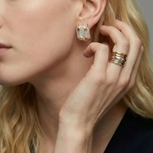 Baroque Pearl Studs