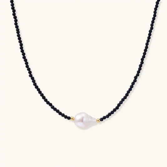 Midnight Pearl Dreams Necklace