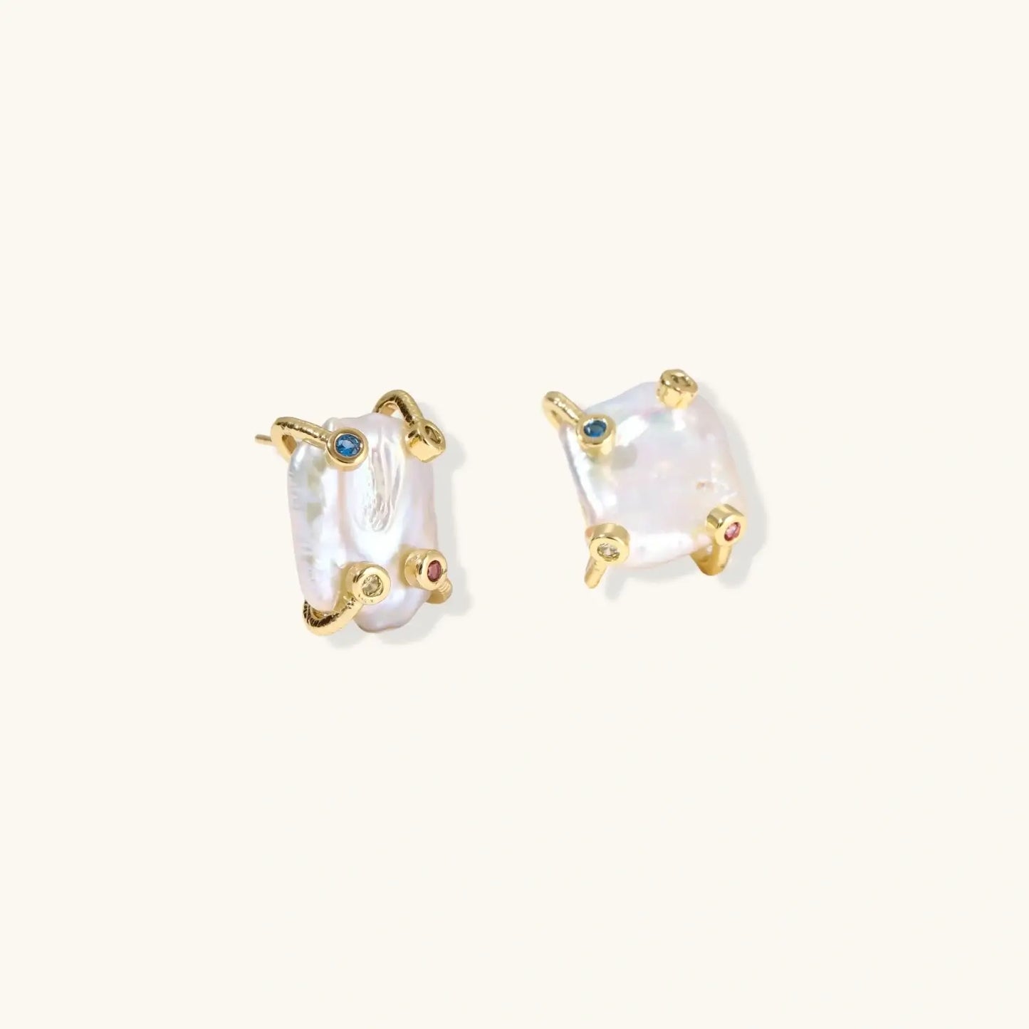 Baroque Pearl Studs