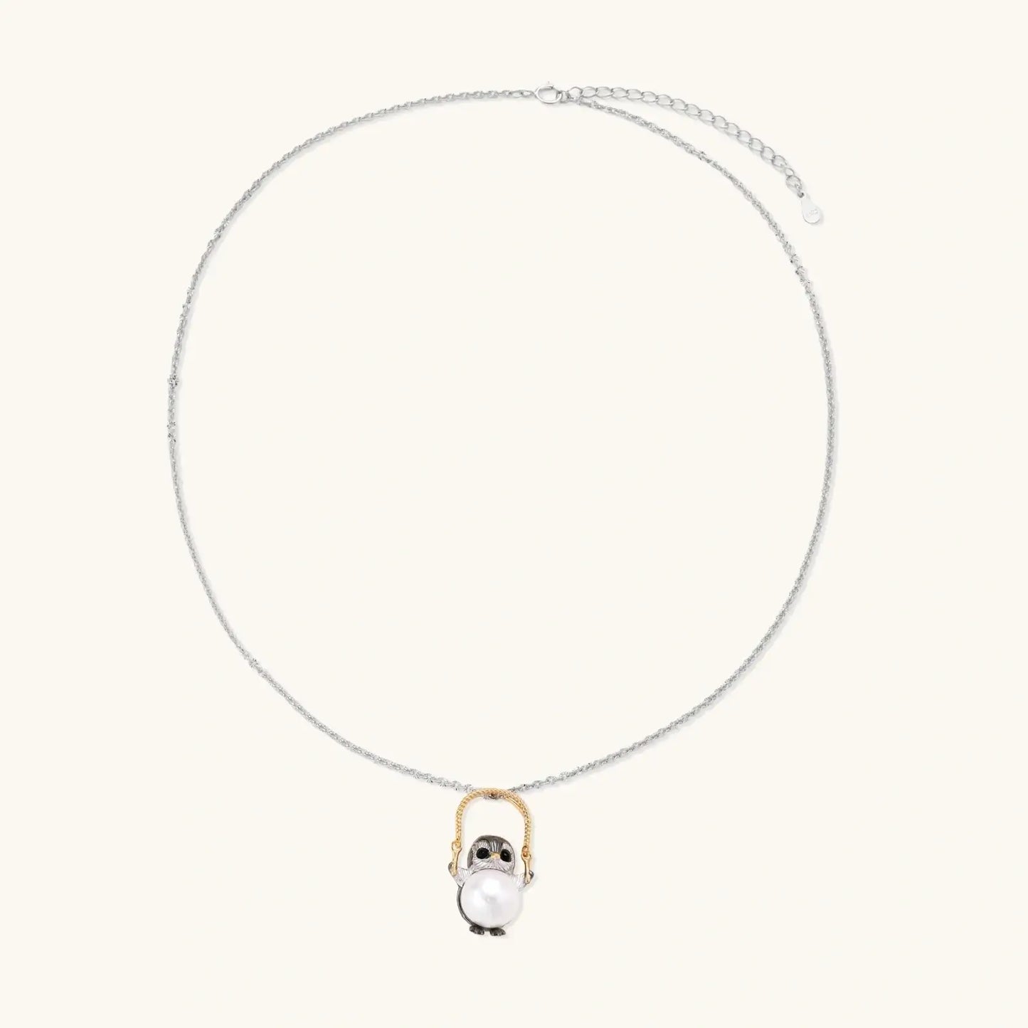 Wise Owl Pearl Necklace