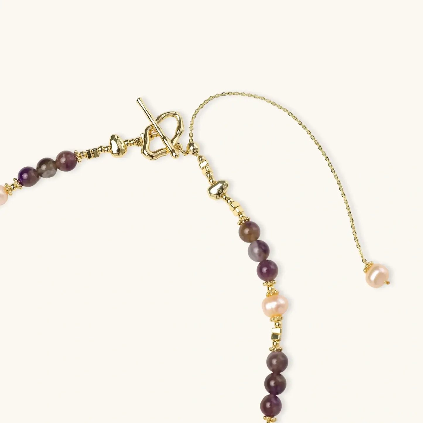Celestial Amethyst Pearl Necklace
