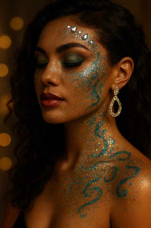 Full Face & Body Glitter Artistry Package