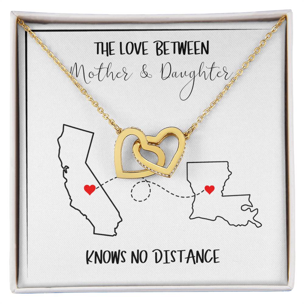 Mother & Daughter | Love Knows No Distance | Necklace