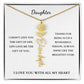 To My Daughter | Birth Month Flower Necklace