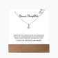 Bonus Daughter | Shine Like The Brightest Star | Necklace + Acrylic Plaque