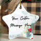 Personalized Ornament - Your Custom message!