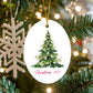 Christmas 2024 Oval Ornament