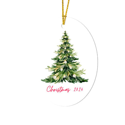 Christmas 2024 Oval Ornament