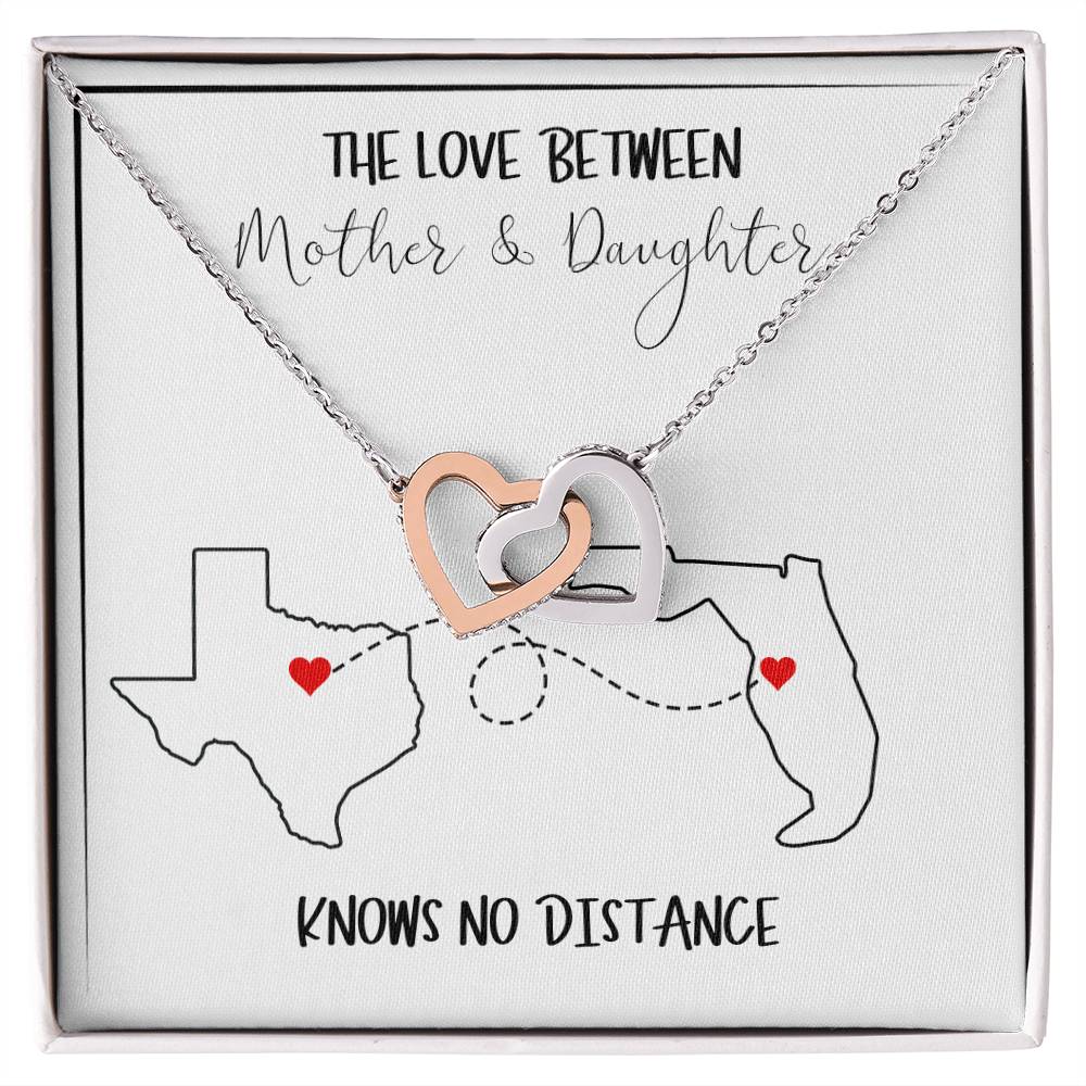 Mother & Daughter | Love Knows No Distance | Necklace