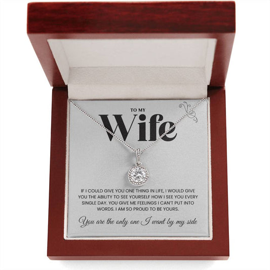To My Wife | I Am Proud To Be Yours | Necklace